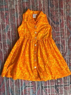 Jin-Ja Kids Size 4 100% Cotton Floral Dress